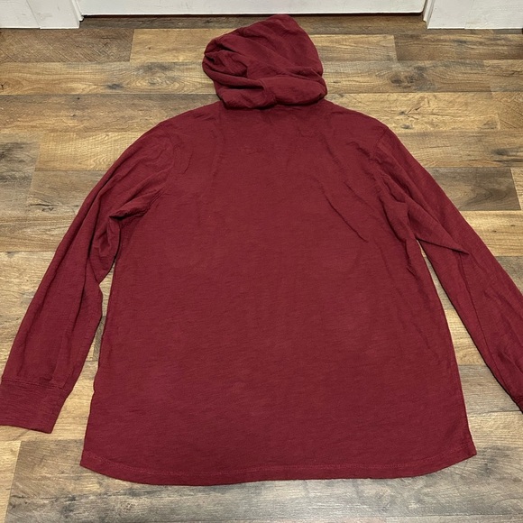 Timberland Burgundy Hooded Sweatshirt - Picture 7 of 7